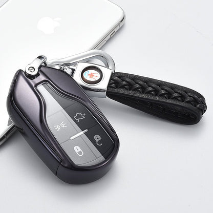 マセラティ スマートキー キーカバー メタリック TPU製 全6色 キーケース メッキ - iCarCompanion