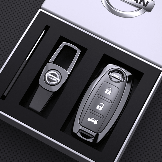 日産 スマートキーケース 車用 キーカバー 高級 TPU 軽量 シリコン キーホルダー 汚れ 落下 傷防止 - iCarCompanion