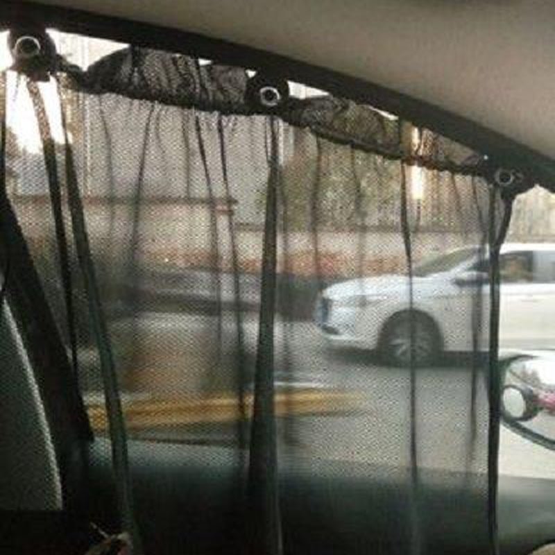 収納着脱簡単 吸盤で装着 快適カーライフ 車用 日よけ 遮光 UVカット 通気 - iCarCompanion