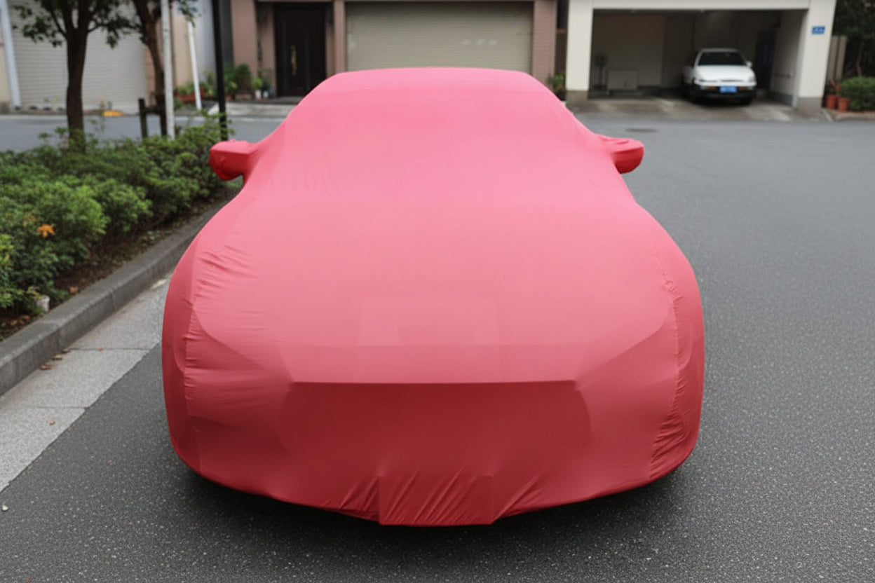オーダーメイド 最高級生地  柔かい 裏起毛車カバー 専用カーカバー - 防水5層構造 | iCarCompanion