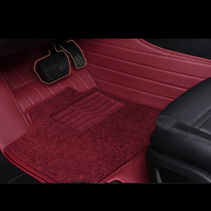 BMW 5シリーズ Justfit保証 左右ハンドル対応可 本革 純正 高級立体カーマット おしゃれ 専用フロアマット | iCarCompanion